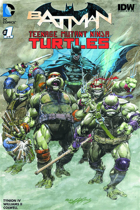 DC Comics Batman / Teenage Mutant Ninja Turtles #1 (Dynamic Forces Neal Adams Cover Variant) - Sure Thing Toys