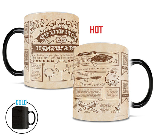 Morphing Mugs Harry Potter Quidditch Rules Heat Reveal Ceramic Coffee Mug - 11 Ounces - Sure Thing Toys