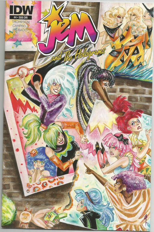 IDW Jem and the Holograms #4 (2015, Sub Variant) - Sure Thing Toys