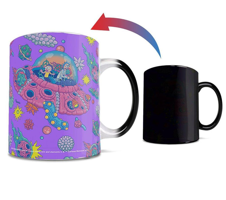 Morphing Mugs Rick & Morty "Purple Space" 11 oz. Heat-Sensitive Clue Mug - Sure Thing Toys