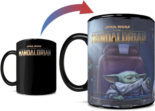 Morphing Mugs Star Wars The Mandalorian "Two For The Road" 11 oz. Heat-Sensitive Clue Mug - Sure Thing Toys