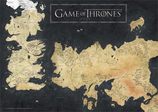 Trend Setters Game of Thrones "Westeros Map" MightyPrint Wall Art - Sure Thing Toys