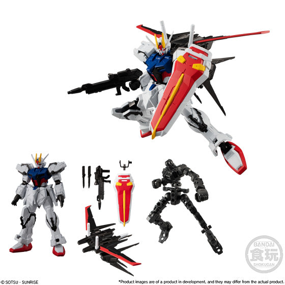 Bandai Shokugan Mobile Suit Gundam: G Frame Series 10 - GAT-X105+AQM/E-X01 Aile Strike Gundam with Frame - Sure Thing Toys