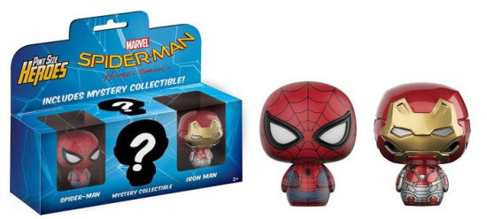 Funko Pint Size Heroes: Spider-Man Homecoming - 3-pack with One Mystery Figure - Sure Thing Toys