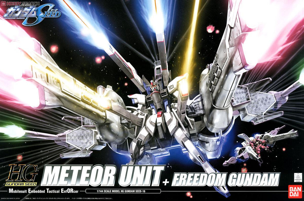 Bandai Hobby Gundam Seed - #16 Meteor Unit + Freedom Gundam 1/144 HG Model Kit - Sure Thing Toys