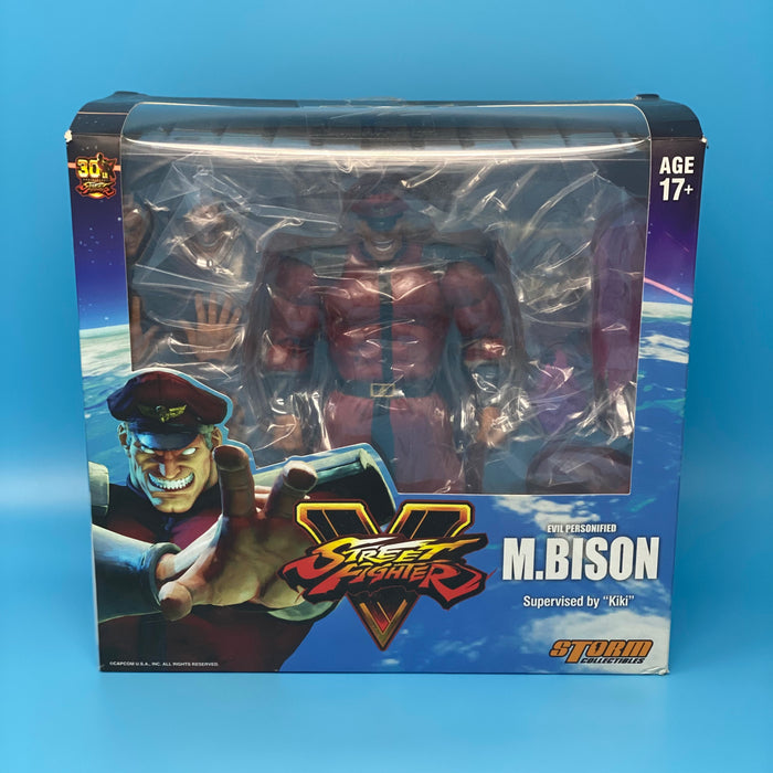 GARAGE SALE - Storm Collectibles 1/12 M. Bison Street Fighter V Action Figure Red Version - Sure Thing Toys