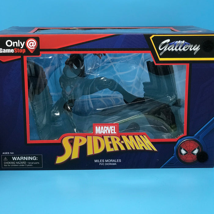 GARAGE SALE -  Diamond Select Gallery Spiderman Miles Morales PVC Statue Gamestop Exclusive - Sure Thing Toys