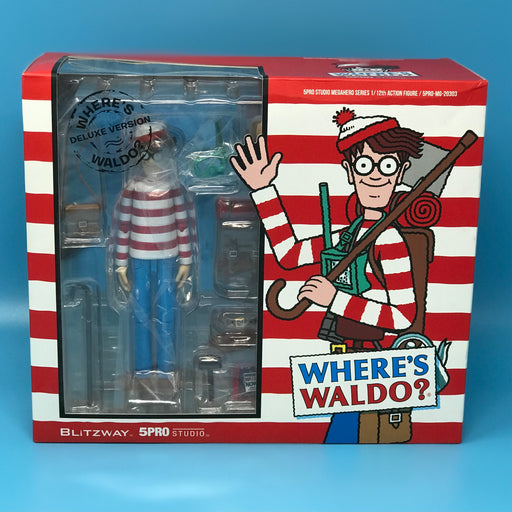 GARAGE SALE - Blitzway 5Pro Studio Megahero Series - Where's Waldo 1/12 Scale Action Figure (Deluxe Ver.) - Sure Thing Toys