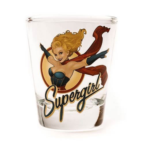 Toon Tumblers Supergirl Bombshell Shot Glass - Sure Thing Toys