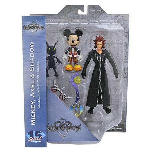 Diamond Select Toys: Kingdom Hearts - Mickey, Axel, and Shadow Action Figure Set - Sure Thing Toys