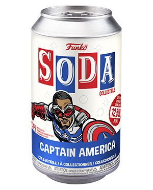Funko Vinyl Soda: The Falcon and the Winter Soldier - Captain America - Sure Thing Toys