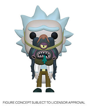 Funko Pop! Animation: Rick & Morty S7 - Rick With Glorzo - Sure Thing Toys