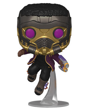 Funko Pop! Marvel: What If...? - T'Challa Star-Lord - Sure Thing Toys