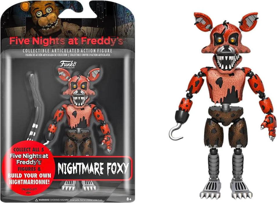 Five Nights at Freddy's 5" Articulated Nightmare Foxy Action Figure - Sure Thing Toys