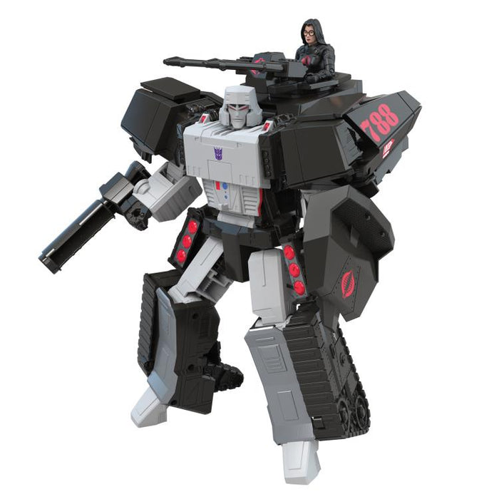 Transformers Collaborative G.I. Joe Mash-Up Megatron H.I.S.S. Tank with Cobra Baroness Figure - Sure Thing Toys