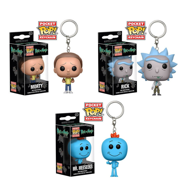 Funko Pop! Keychain: Rick & Morty (Set of 3) - Sure Thing Toys