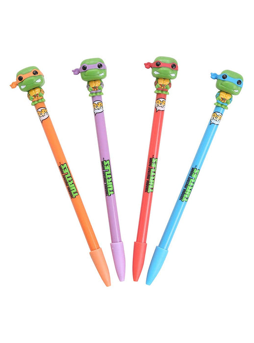 Funko Pop! Pens: Teenage Mutant Ninja Turtles Pen Toppers (Set of 4) - Sure Thing Toys