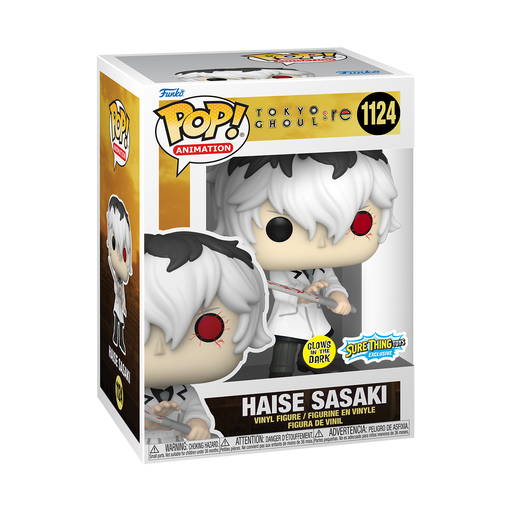 Funko Pop! Animation: Tokyo Ghoul:re - Haise Sasaki (Glow-in-the-Dark Ver.) - Sure Thing Toys