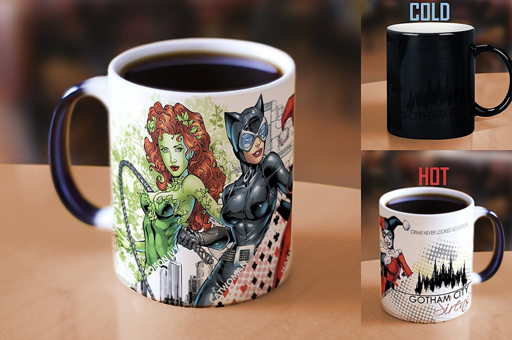 Morphing Mugs DC Comics Gotham City Sirens Heat-Sensitive Mug - Sure Thing Toys