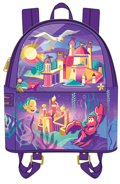 Loungefly Disney's Castle Series: The Little Mermaid - Ariel Mini Backpack - Sure Thing Toys