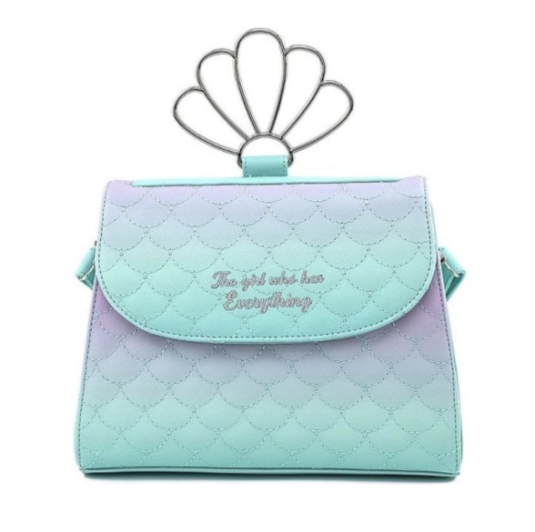 Loungefly The Little Mermaid - Ombre Scales Shell Crossbody - Sure Thing Toys