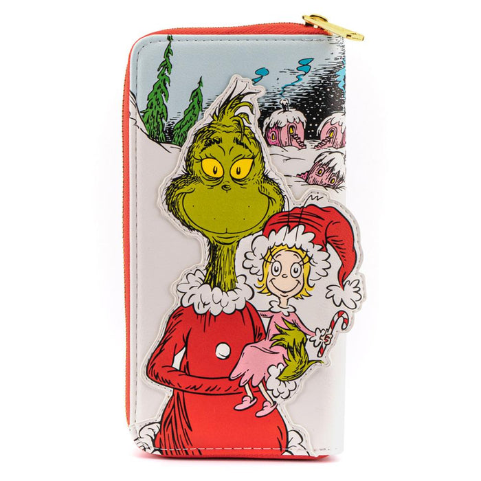 Loungefly Dr. Seuss - The Grinch Loves the Holidays Zip Around Wallet - Sure Thing Toys