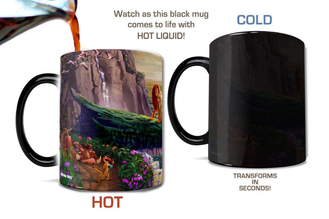 Morphing Mugs Thomas Kinkade "Lion King Return to Pride Rock" 11-oz Coffee Mug - Sure Thing Toys