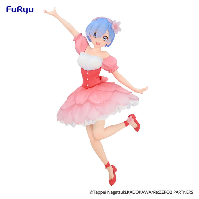 Furyu Re:Zero - Rem (Cherry Blossom Ver.) Trio Try It Figure - Sure Thing Toys