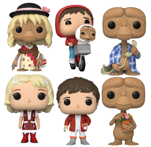 Funko Pop! Movies: E.T. 40th Anniversary (Set of 6) - Sure Thing Toys