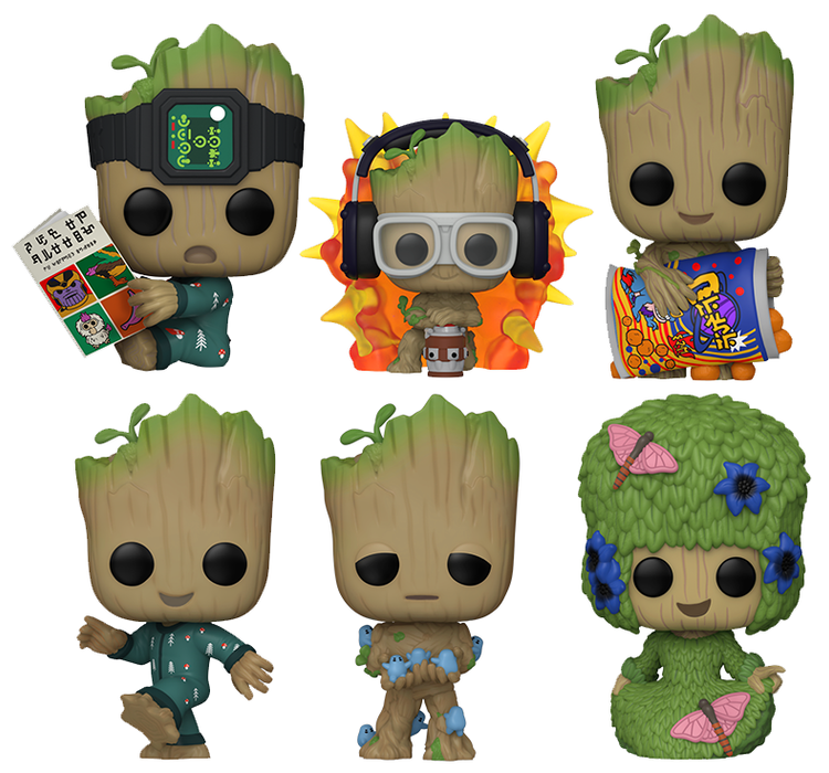 Funko Pop! I Am Groot (Set of 6) - Sure Thing Toys