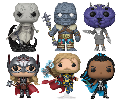 Funko Pop! Marvel: Thor Love And Thunder (Set of 6) - Sure Thing Toys