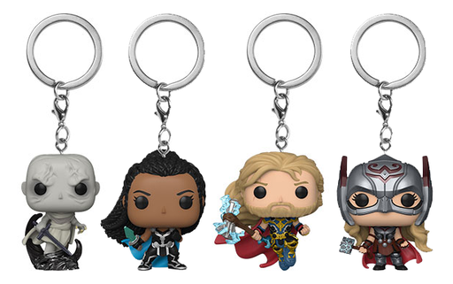 Funko Thor Love and Thunder Keychain (Set of 4) - Sure Thing Toys