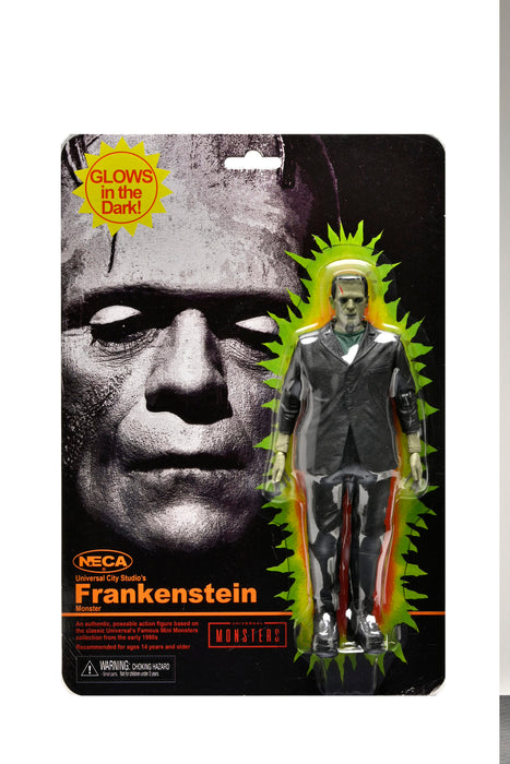 NECA Universal Monsters Retro - Frankenstein's Monster Glow In The Dark Action Figure - Sure Thing Toys