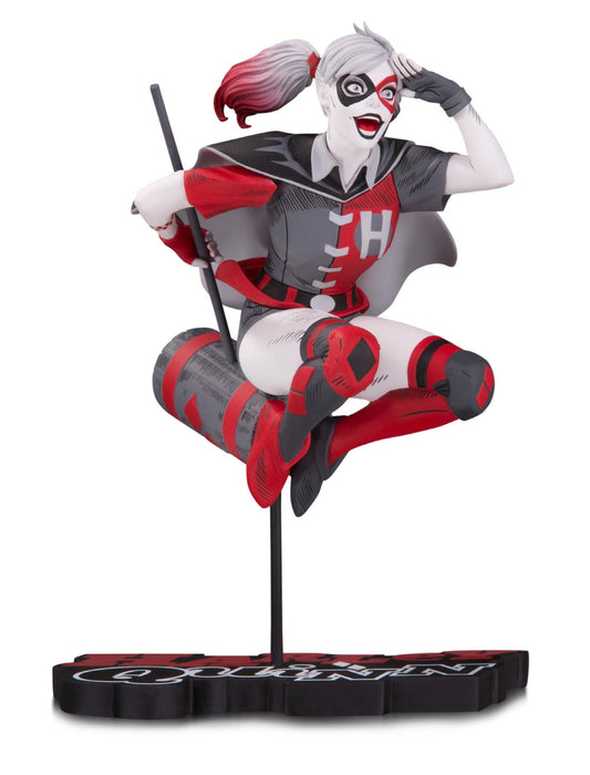 DC Collectibles Harley Quinn: Red, White & Black: Harley Quinn by Guillem March Statue - Sure Thing Toys