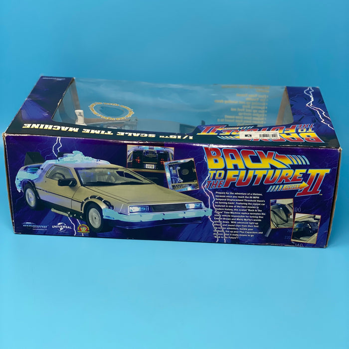 GARAGE SALE - Diamond Select Toys Back to the Future Part II 1/15th Scale DeLorean Time Machine - Sure Thing Toys