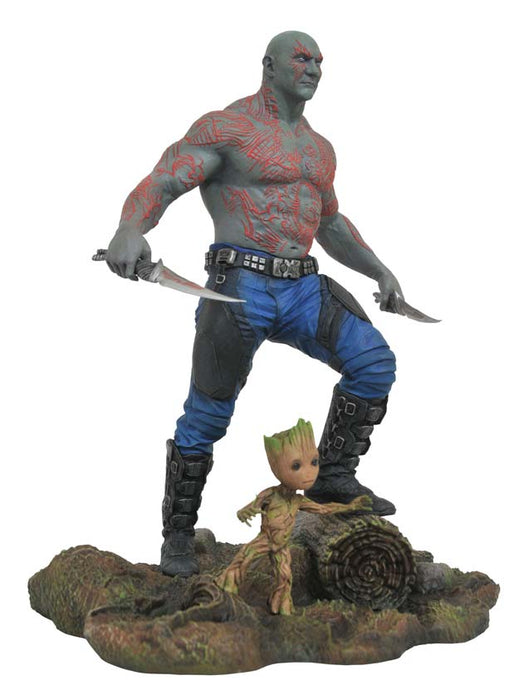 Diamond Select Toys Marvel Select Guardians of The Galaxy 2 Drax & Baby Groot Action Figure - Sure Thing Toys