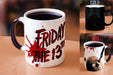 Morphing Mugs Friday the 13th (Blood Splatter) Heat-Sensitive Mug - Sure Thing Toys