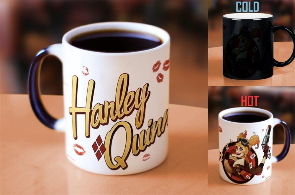 Morphing Mugs DC Comics Justice League (Harley Quinn Bombshell) Heat-Sensitive Mug - Sure Thing Toys