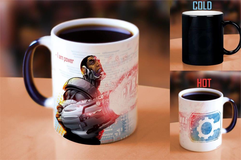 Morphing Mugs DC Comics Justice League (Cyborg) Heat-Sensitive Mug - Sure Thing Toys