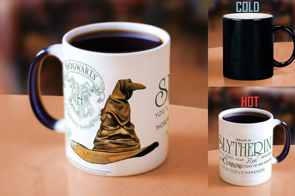 Morphing Mugs Harry Potter "Sorting Hat Slytherin" 11-oz. Heat-Sensitive Mug - Sure Thing Toys