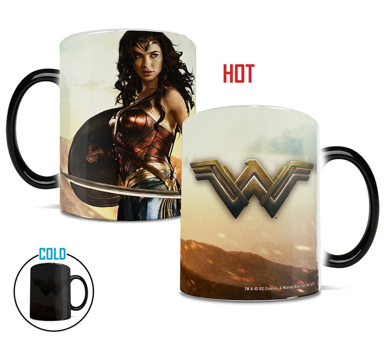 Morphing Mugs Wonder Woman (Ready For Battle) Heat-Sensitive Mug - Sure Thing Toys