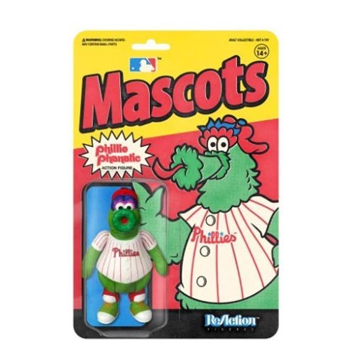 Super 7 Reaction 3.75" Action Figure: MLB Mascots - Phillie Phanatic - Sure Thing Toys