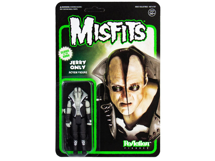 Super 7 Reaction 3.75" Action Figure: Misfits - Jerry Only (Glow-in-the-Dark Ver.) - Sure Thing Toys