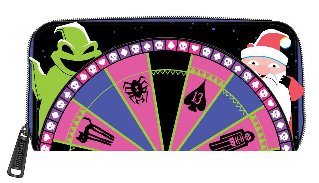Loungefly Disney's The Nightmare Before Christmas - Oogie Boogie Wheel Zip-Around Wallet - Sure Thing Toys