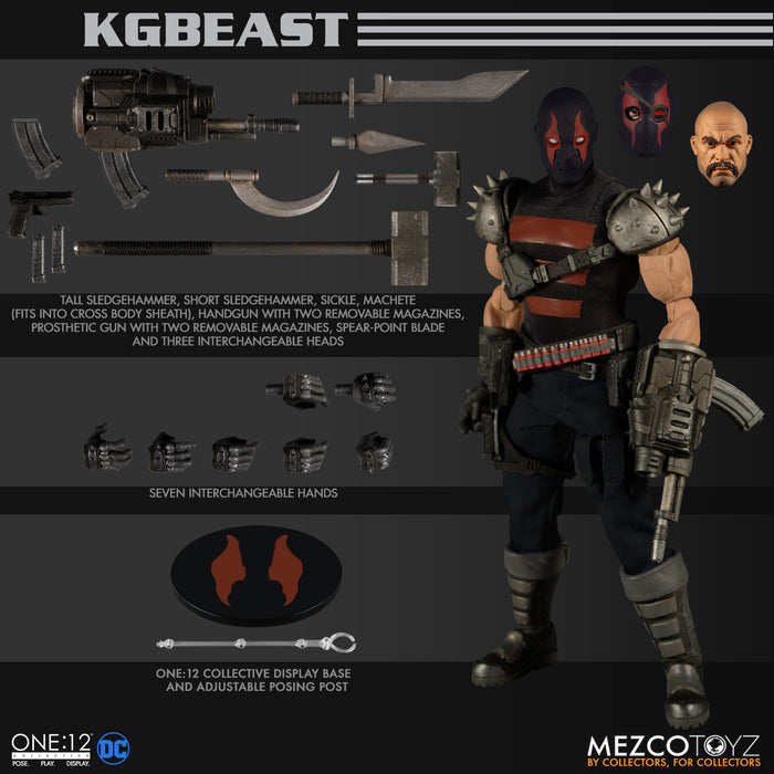 Mezco One:12 Collective DC Comics - KGBeast - Sure Thing Toys