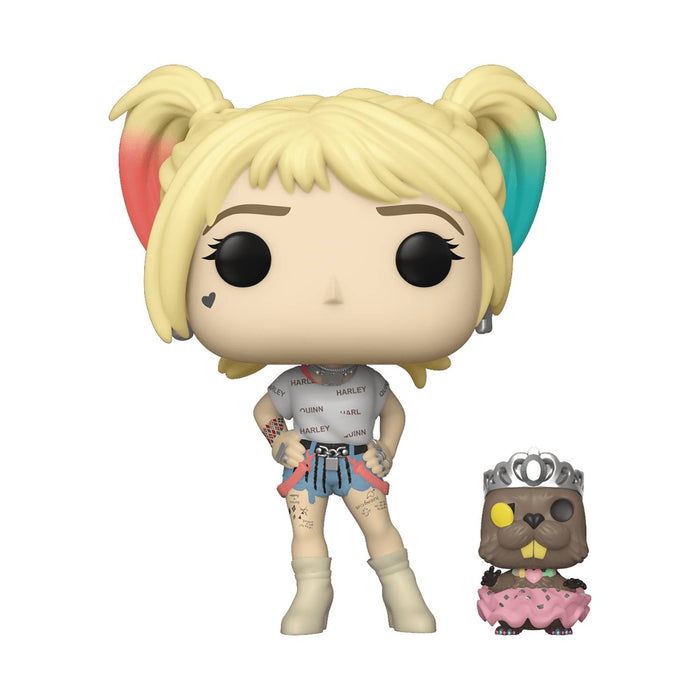 Funko Pop! Heroes: DC Comics Birds of Prey (2020 Film) - Harley Quinn with Beaver - Sure Thing Toys