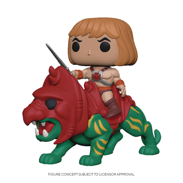 Funko Pop! Rides: Masters of the Universe - He-Man on Battle Cat - Sure Thing Toys