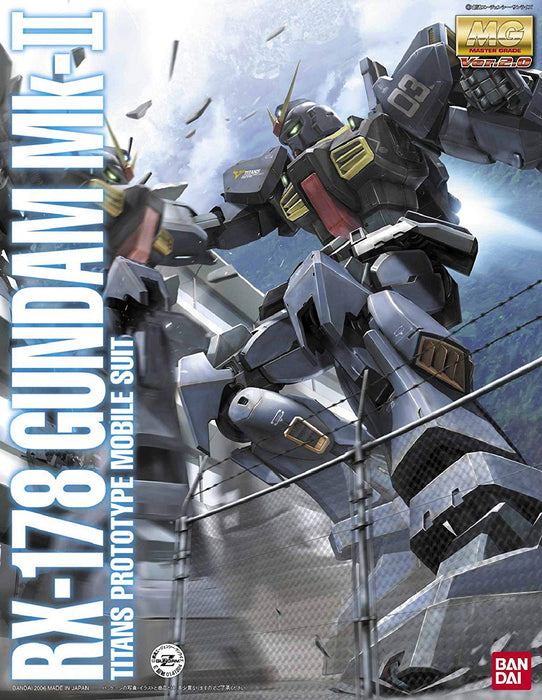 Bandai Hobby Zeta Gundam - RX-178 Gundam MK-II Titans Prototype Ver 2.0 MG Model Kit - Sure Thing Toys
