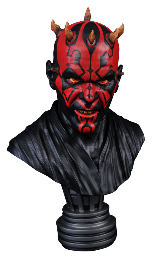 Diamond Select Toys Legends in 3D: Star Wars The Phantom Menace - Darth Maul 1/2 Scale Bust - Sure Thing Toys