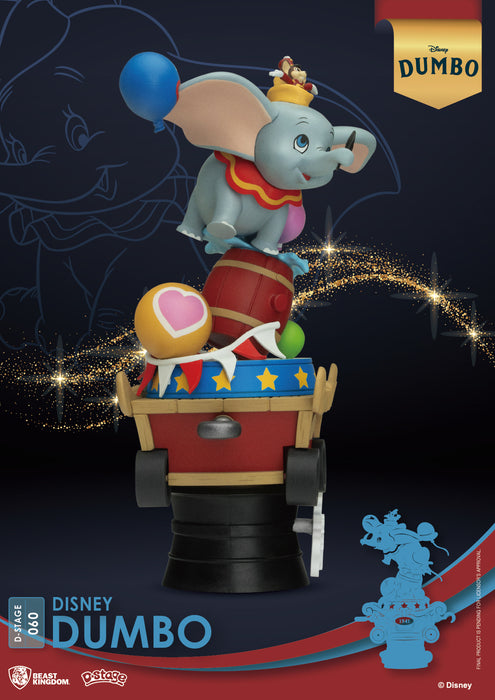 Beast Kingdom D-stage Disney Classic  Animation Series: DS-060 Dumbo 6'' Statue - Sure Thing Toys